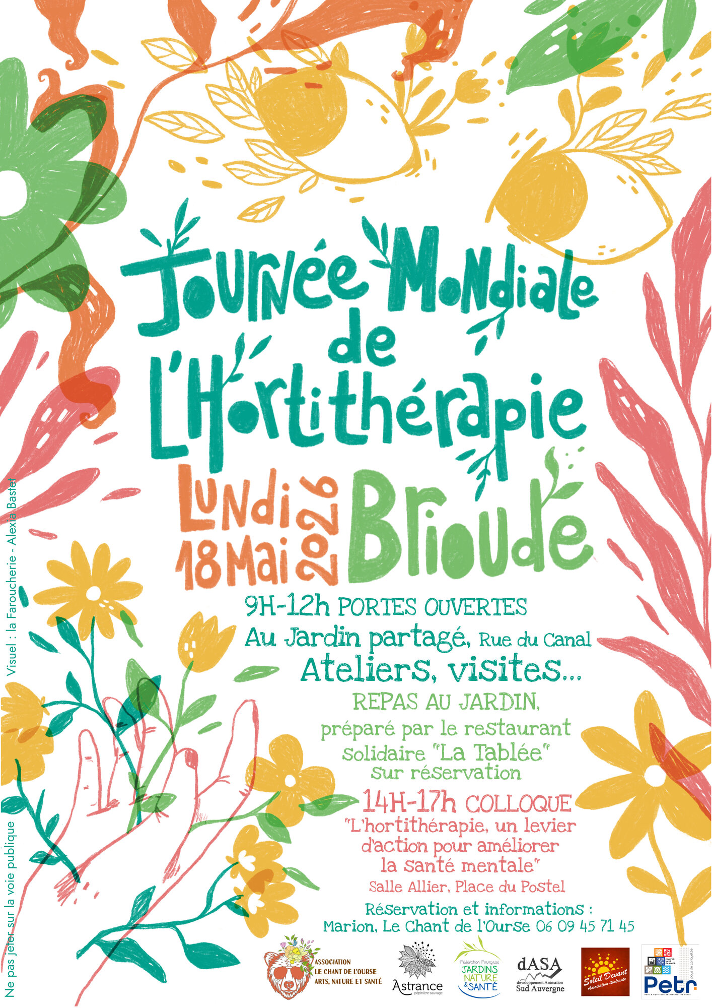 Affiche journée hortithérapie