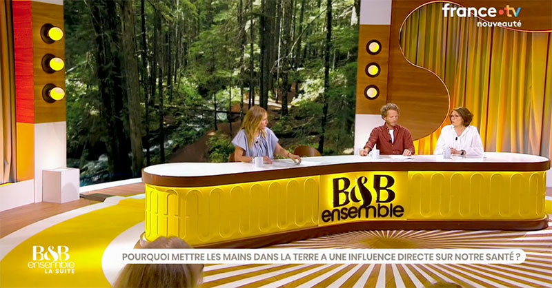 Laure Bentze invitée de l'émission Bel et bien ensemble